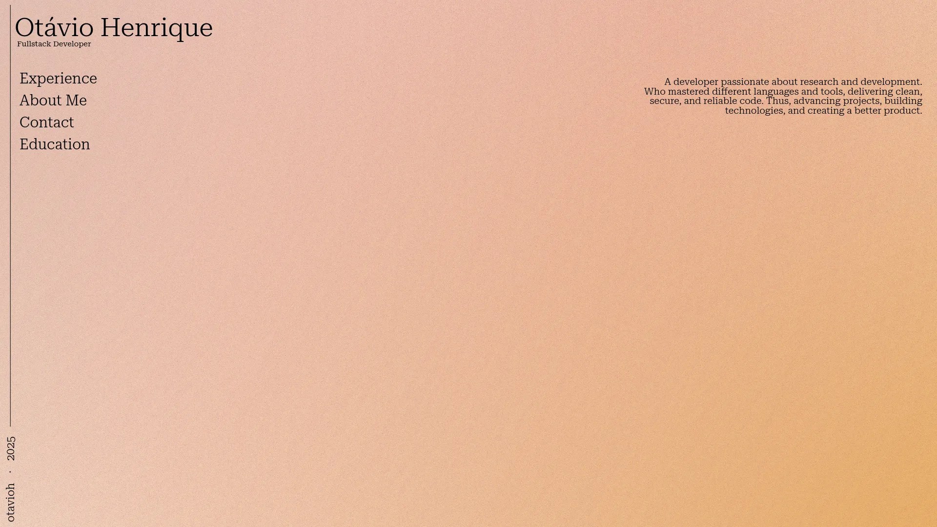 Old Portfolio